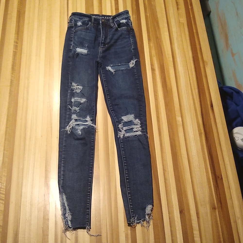 American Eagle Outfitters Size 0 Regular Super Hi-Rise Jegging